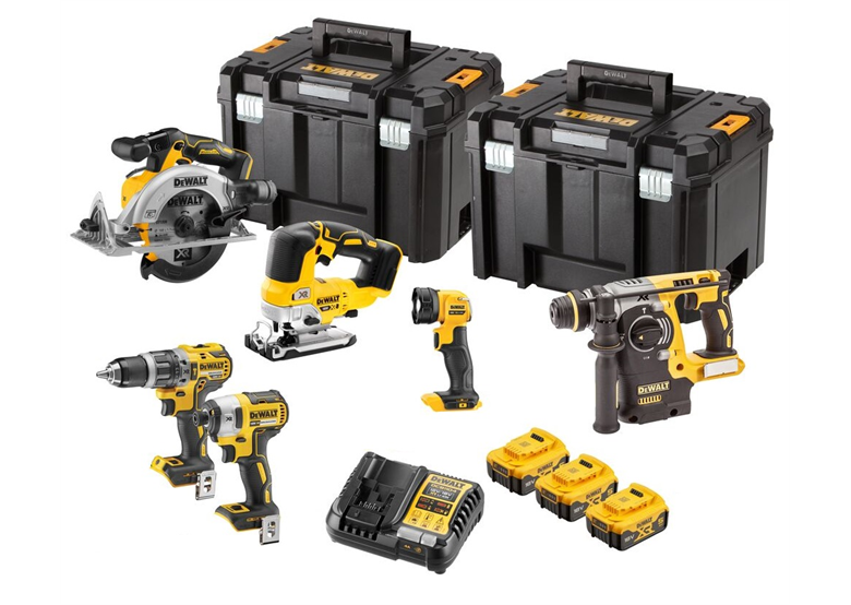 Gereedschap Set 18V DeWalt XR DCK690P3T 3x5.0Ah