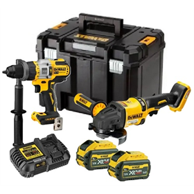 Set van 18 en 54V elektrisch gereedschap DeWalt XR FLEXVOLT DCK2016T2T 2x6.0/2.0Ah