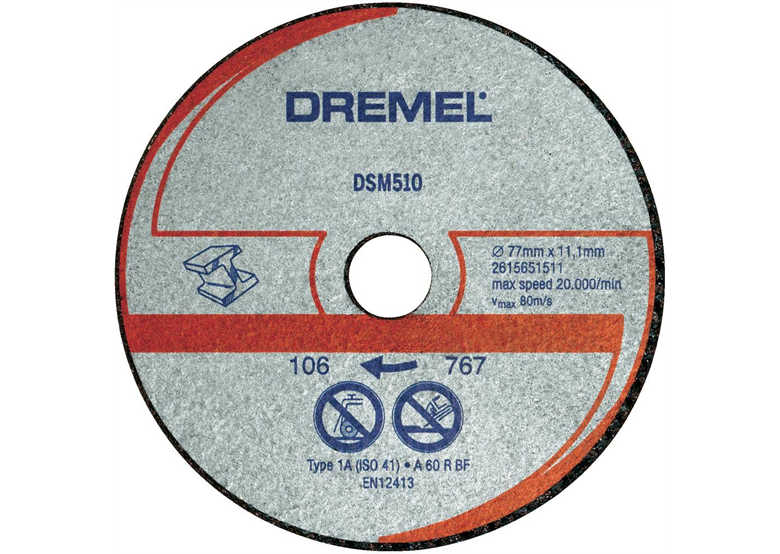 Doorslijpschijf  metaal en plastic Dremel DSM510