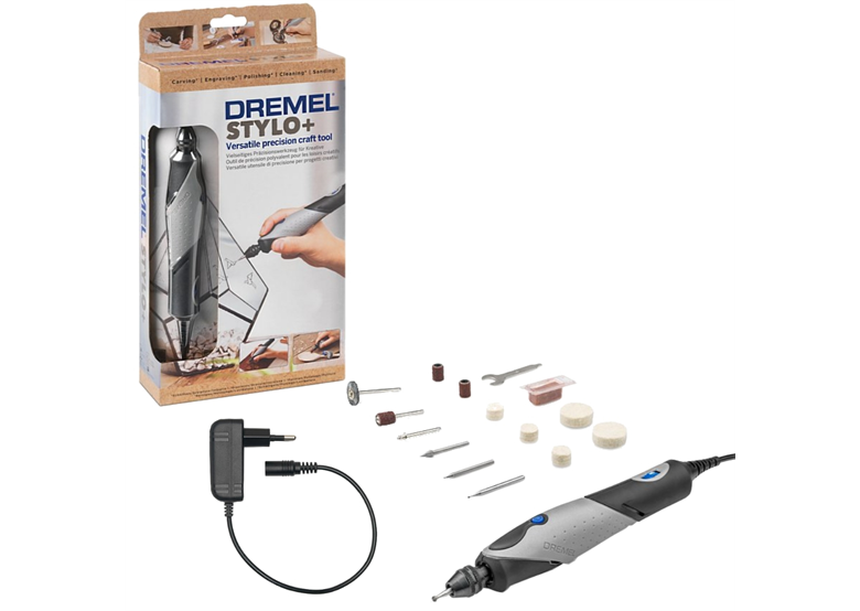 Multischuurmachine + accessories (15-delig) Dremel Stylo+