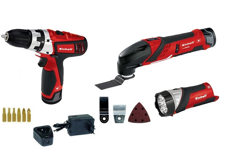 Gereedschap Set 12V Einhell TE-TK 12 Li 2x1.3Ah