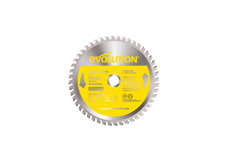 TCT zaagblad voor het snijden van roestvrij staal 180mm / T48 Evolution EVO-180-48-SN