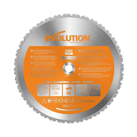 Multifunctioneel TCT-zaagblad RAGE 355mm / T36 Evolution EVO-355-MULTI