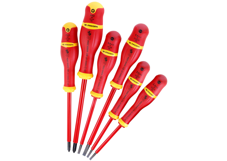 Schroevendraaierset 1000 V 6-delig Facom APVE.J6PB