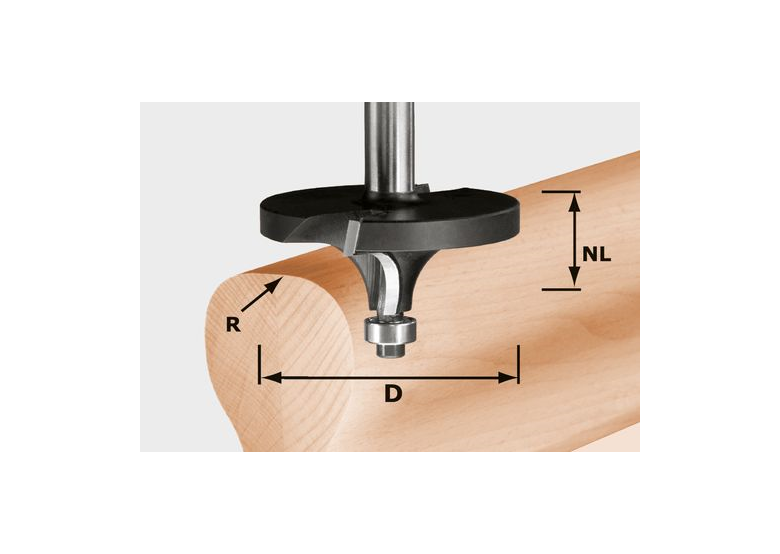 Afrondfrees Festool HW R16/D64/26 S12