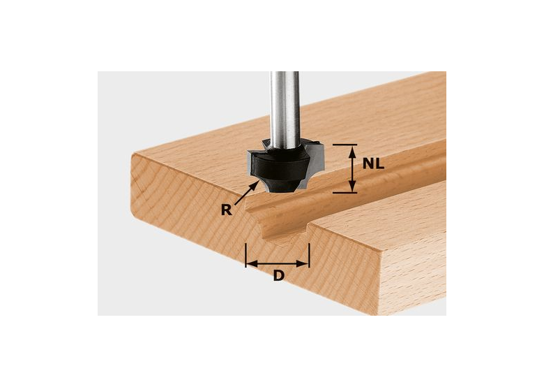 Rondprofielfrees Festool HW S8 D17/R3