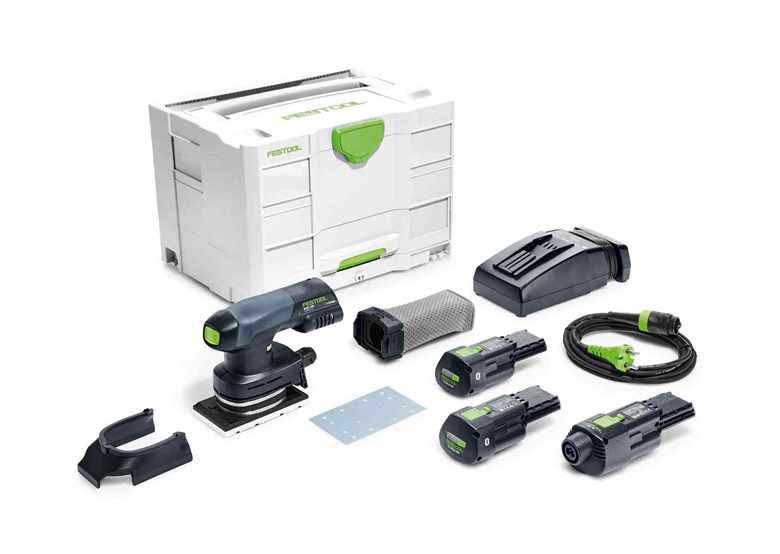 Accu-vlakschuurmachine Festool RTSC 400 Li 3,1 I-Set