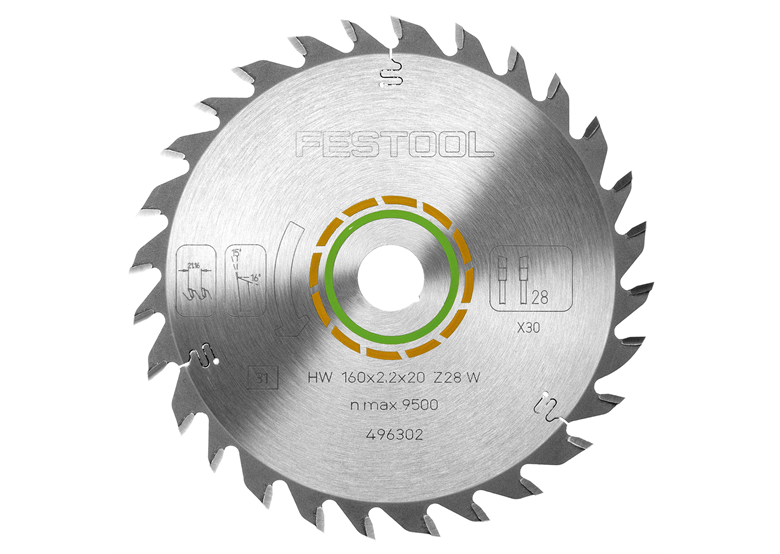 Zaagblad universeel 160x2,2x20 Festool W28