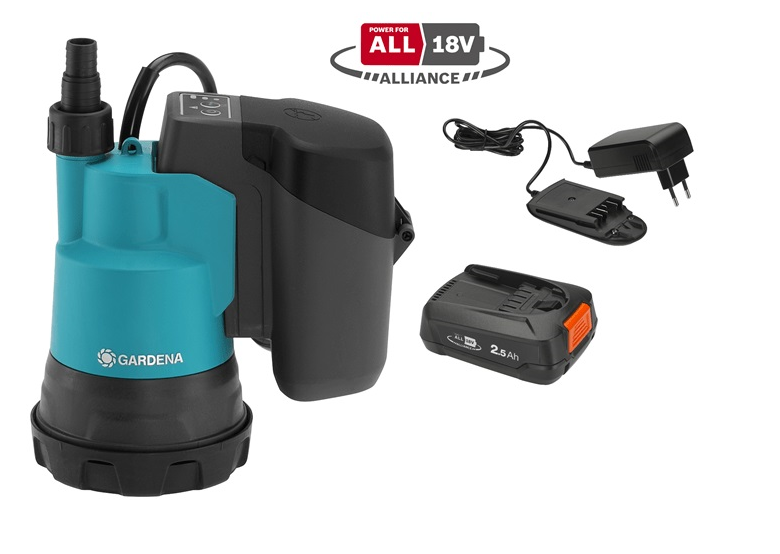 Accu dompelpomp 2000/2 Clear 18V P4A Gardena 14600-20