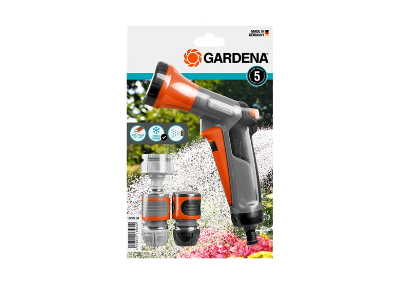 Set met 1/2"-5/8" pistoolsproeier Gardena Classic 18299-34