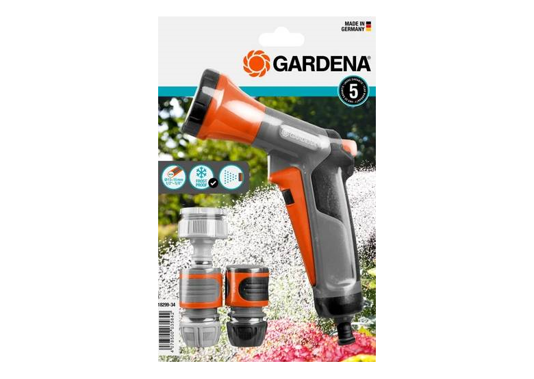 Set met 1/2"-5/8" pistoolsproeier Gardena Classic