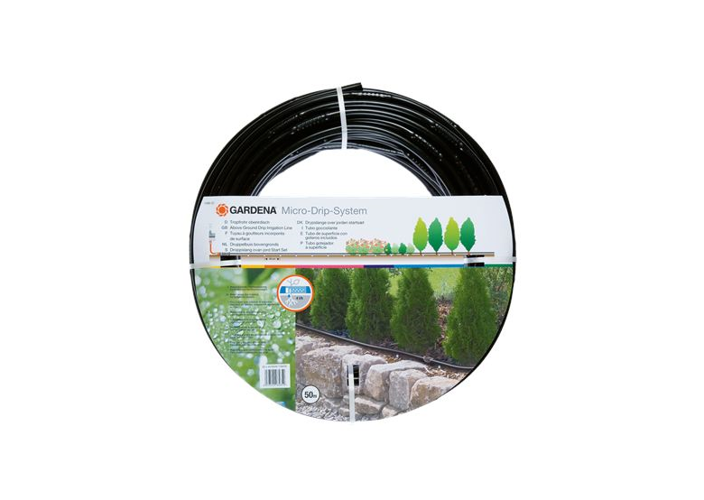 Druppelslang bovengronds 13 mm, 50 m Gardena Micro-Drip-System