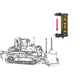 Rode en groene lichtdetector voor bouwmachines Geo-Fennel FMR 700-M/C