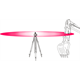 Draadloze rood- en groenstraaldetector met repeater voor bouwmachines Geo-Fennel FMR 800-M/C SET