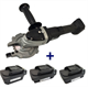 Wapeningstaalsnijder met adapters voor Bosch, DeWalt, Millwaukee en Makita accu's Glob TOOLS DC1030
