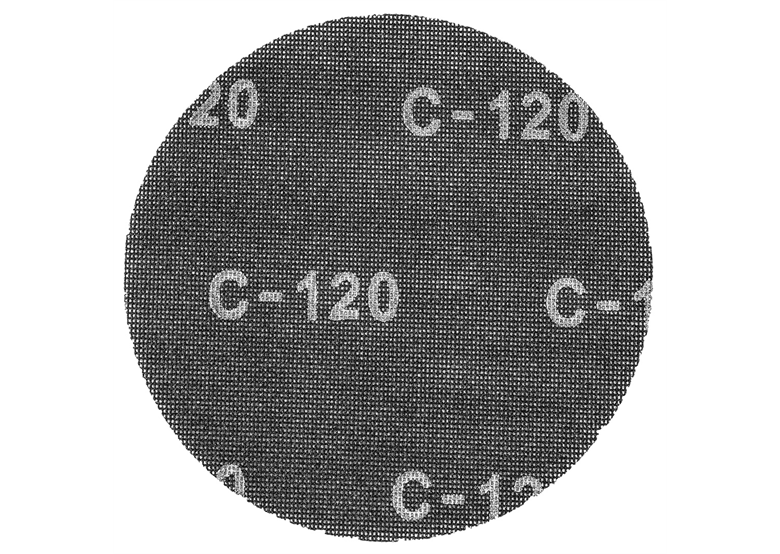 Schuurgaas met klittenband, 225mm, K120, voor 59G260, 10st. Graphite 55H745