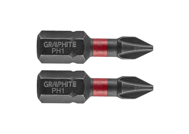 Slagbits PH1x25mm, 2st. Graphite 56H500