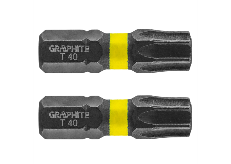 Slagbits TX40x25mm, 2st. Graphite 56H517