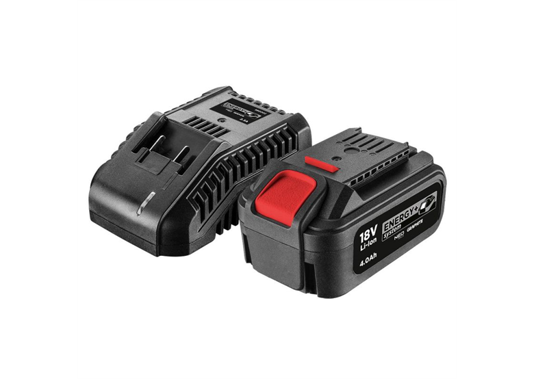 Startersset 18V: 1x4.0Ah accu + lader Graphite Energy+ 58GE132