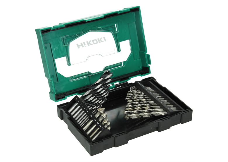 Metaal- en houtborenset 29-delig Hikoki Box III