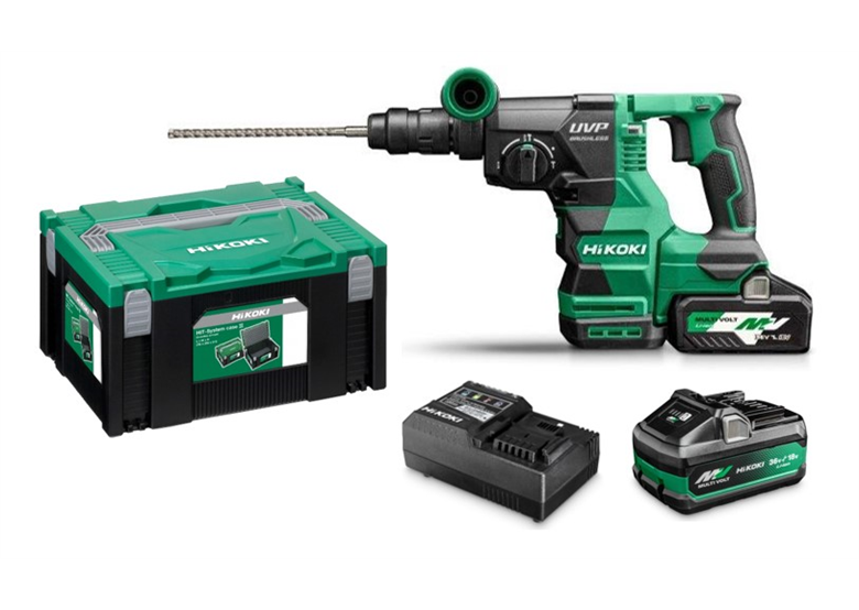 Hamer boor Hikoki DH3628DA WRZ 2x2,5Ah HIT-SYSTEM HSC3