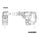 Hamer boor Hikoki DH40MC WSZ