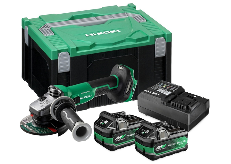 Haakse slijper Hikoki G3613DVE WQZ 2x2.5Ah HIT-SYSTEM HSC3