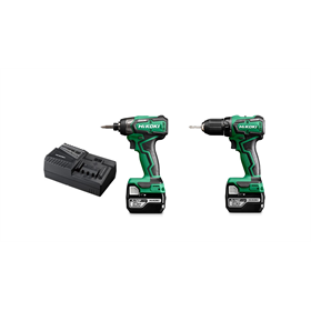 Gereedschap Set 18V Hikoki KC18DD WAZ 2x5.0Ah