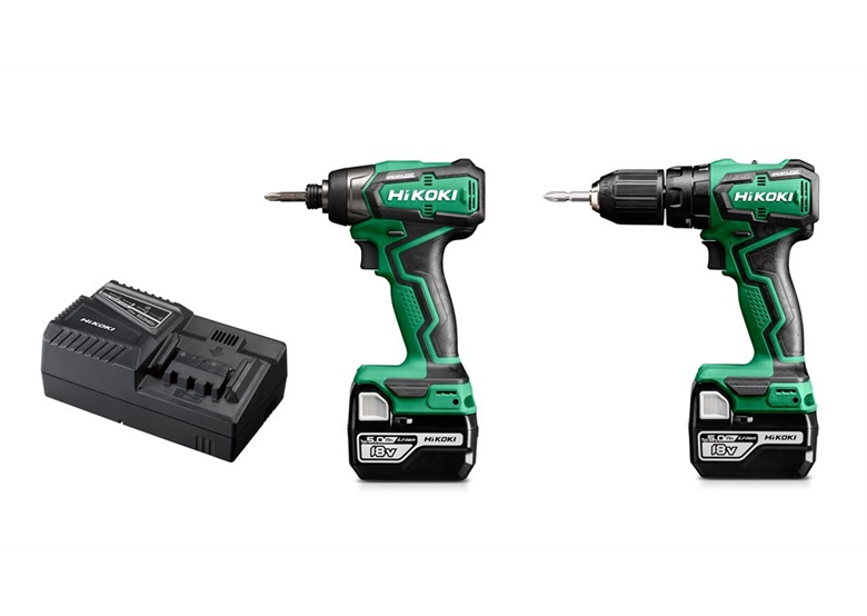 Gereedschap Set 18V Hikoki KC18DD WBZ 2x5.0Ah