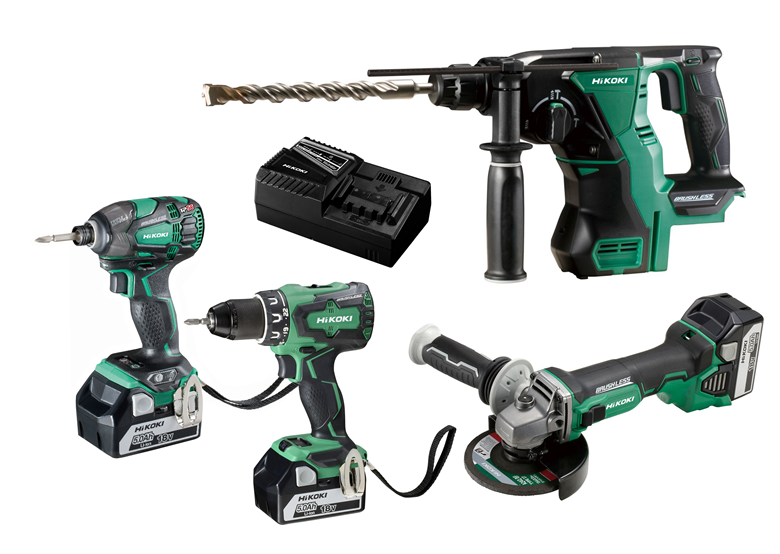 Gereedschap Set 18V Hikoki KC18DG4L WDZ 3x5.0Ah