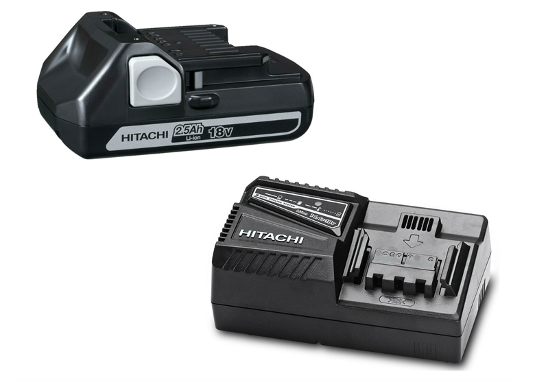 Accu 18V 2,5Ah + oplader Hitachi UC18YFSL WB