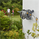 Tuinslanghouder met slang 1/2" 25m en sproeier Hozelock 2431R