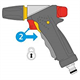 Rechte pistoolsproeier 3-functie Jet Spray Ultramax Hozelock 2696