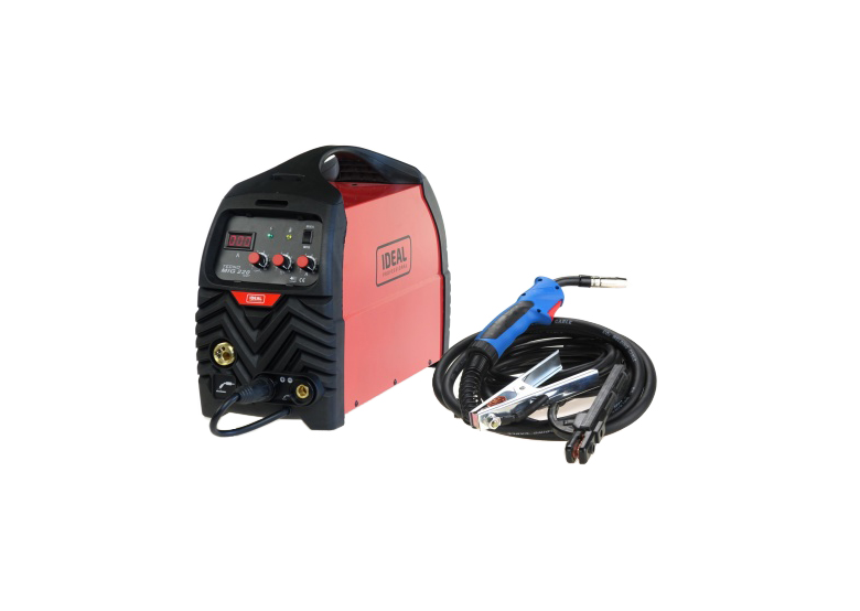 Inverter halfautomatisch lasapparaat Ideal TECNO MIG 220 MMA DIGITAL