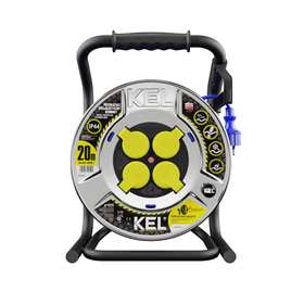 Gespecialiseerde kabelhaspel HAEVY LINE 3x 1,5 KEL PB-HEAVY/D/K//3X1,5/H07BQ-F-niebieski