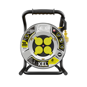 Verlengkabel op trommel KEL PB-HEAVY/D/K/3X1,5/H07RN-F-geel