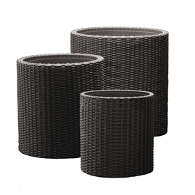 Plantenbakken set Keter Cylinder 220455