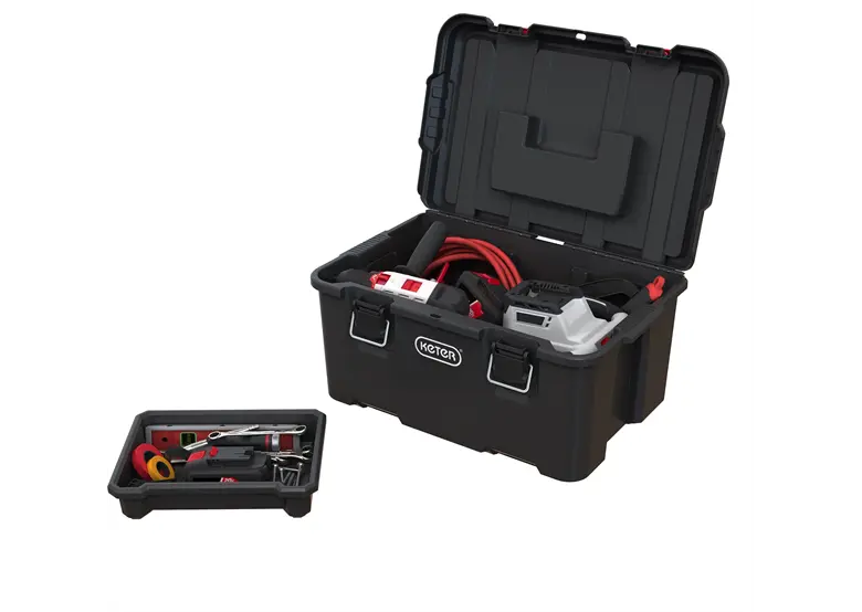 Keter Stack & Roll - Organiser de storage de sturdy tool storage