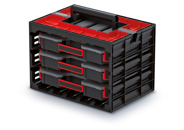 Opbergkastje met uitneembare organisers Kistenberg TAGER CASE KTC40306B