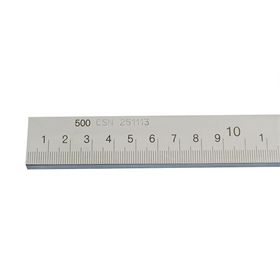 Meetlat   hard  500x25x5 Kmitex G451-020