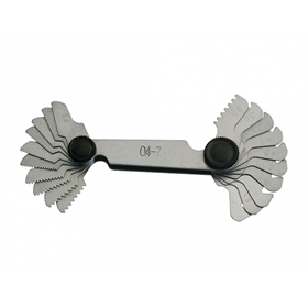 Kalibers/schroefdraadmeter 0.25-62 58st. Kmitex G610-060