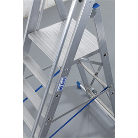 Ladder met platform en reling Krause 127518