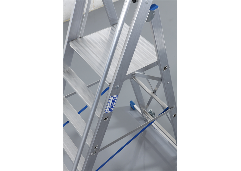 Ladder met platform en reling Krause 127532