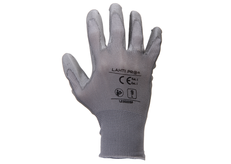 Werkhandschoenen PU L230209P, 12 paar, 9 Lahti Pro L230209W