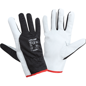 Werkhandschoenen van geitenleer, zwart, 12 paar, 11 Lahti Pro L272211W