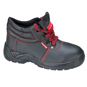 Werkschoenen zonder veiligheidsneus, leer zwart, o1 src, 43, ce Lahti Pro L3010143