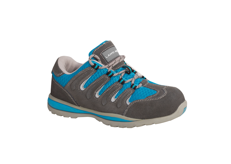 Werkschoenen/dames, suède/mesh-stof, grijs-blauw, s1 sra, 36, ce Lahti Pro L3040636