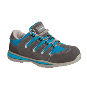 Werkschoenen/dames, suède/mesh-stof, grijs-blauw, s1 sra, 42, ce Lahti Pro L3040642
