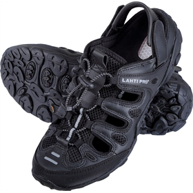 Werkschoenen sandalen, PU/mesh-stof zwart en grijs, 39 Lahti Pro L3061139