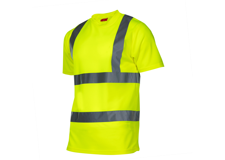 Waarschuwing t-shirt geel S Lahti Pro L4020801